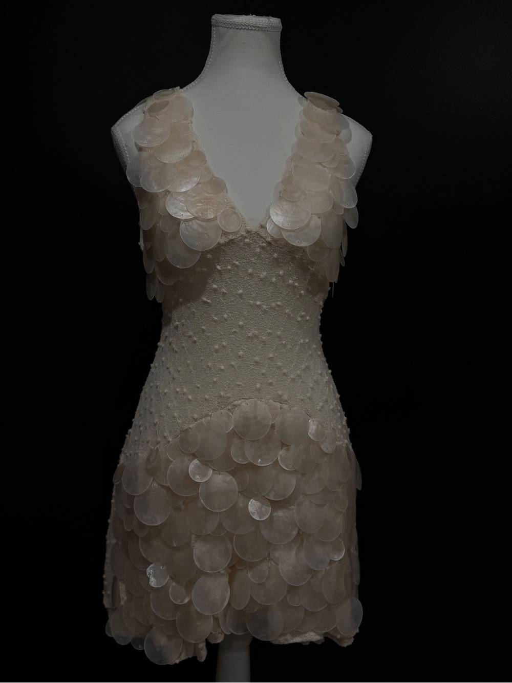 handmade capiz shell Mini Dress - Women's Party Dress